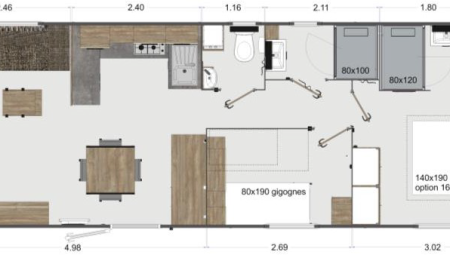 Rapidhome Solea Siblu Lauwersoog Plattegrond